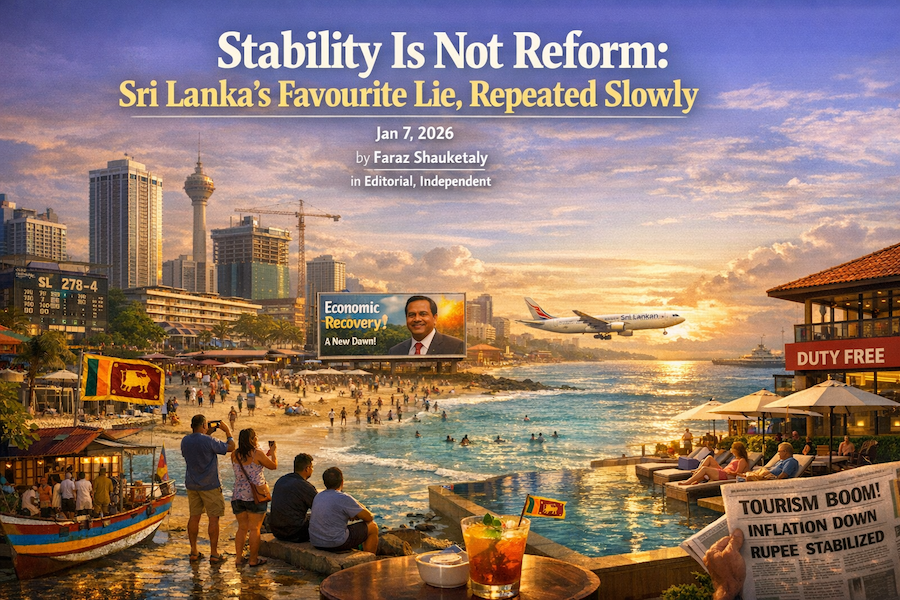 Stability Is Not Reform: Sri Lanka’s Favourite Lie, Repeated Slowly